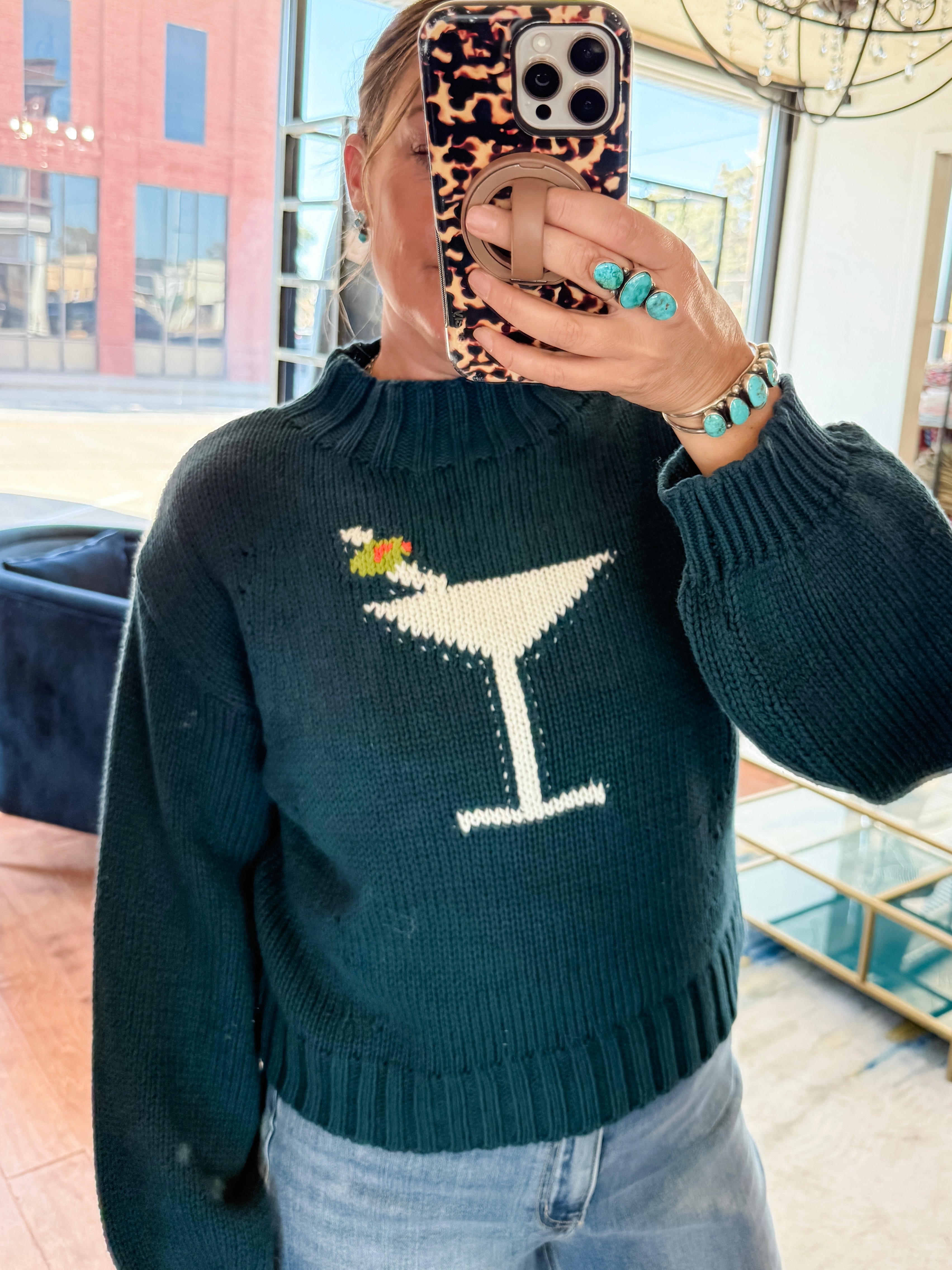 Make Me A Martini Sweater