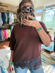 Evelyn Lace Top