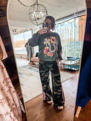 Pink Trim Camo Pants