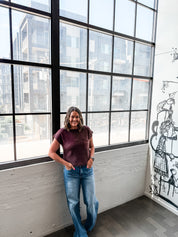 Cap Sleeve Boxy Sweater