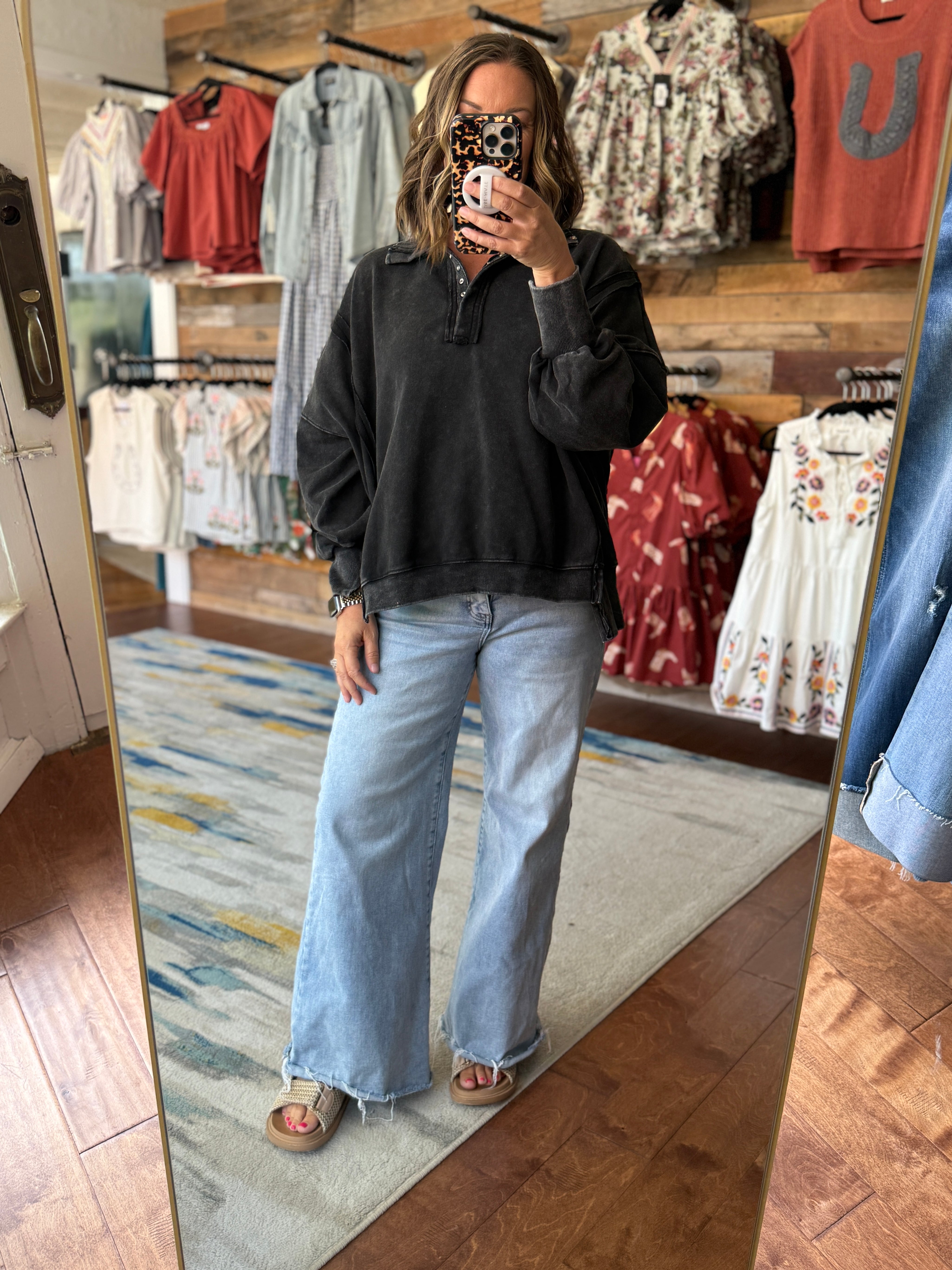 Snow Washed Pullover