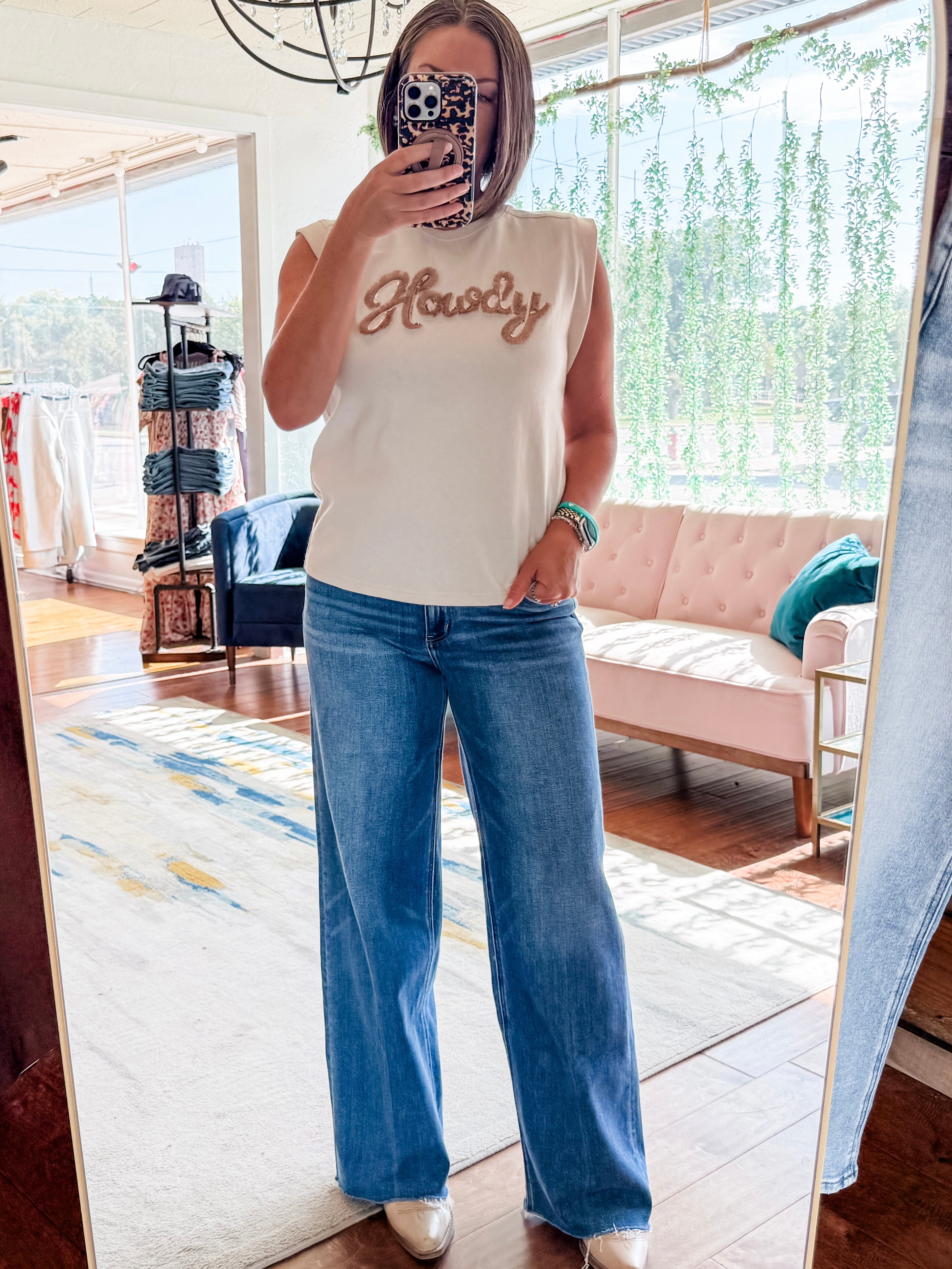 Howdy Muscle Tee