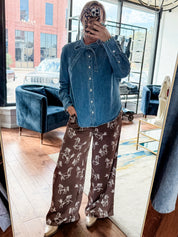 Horse Satin Pants