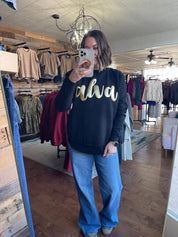 Alva Metallic Sweatshirt