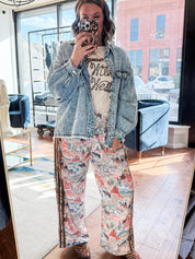 Western Watercolor Pants