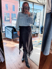 After Midnight Satin Skirt