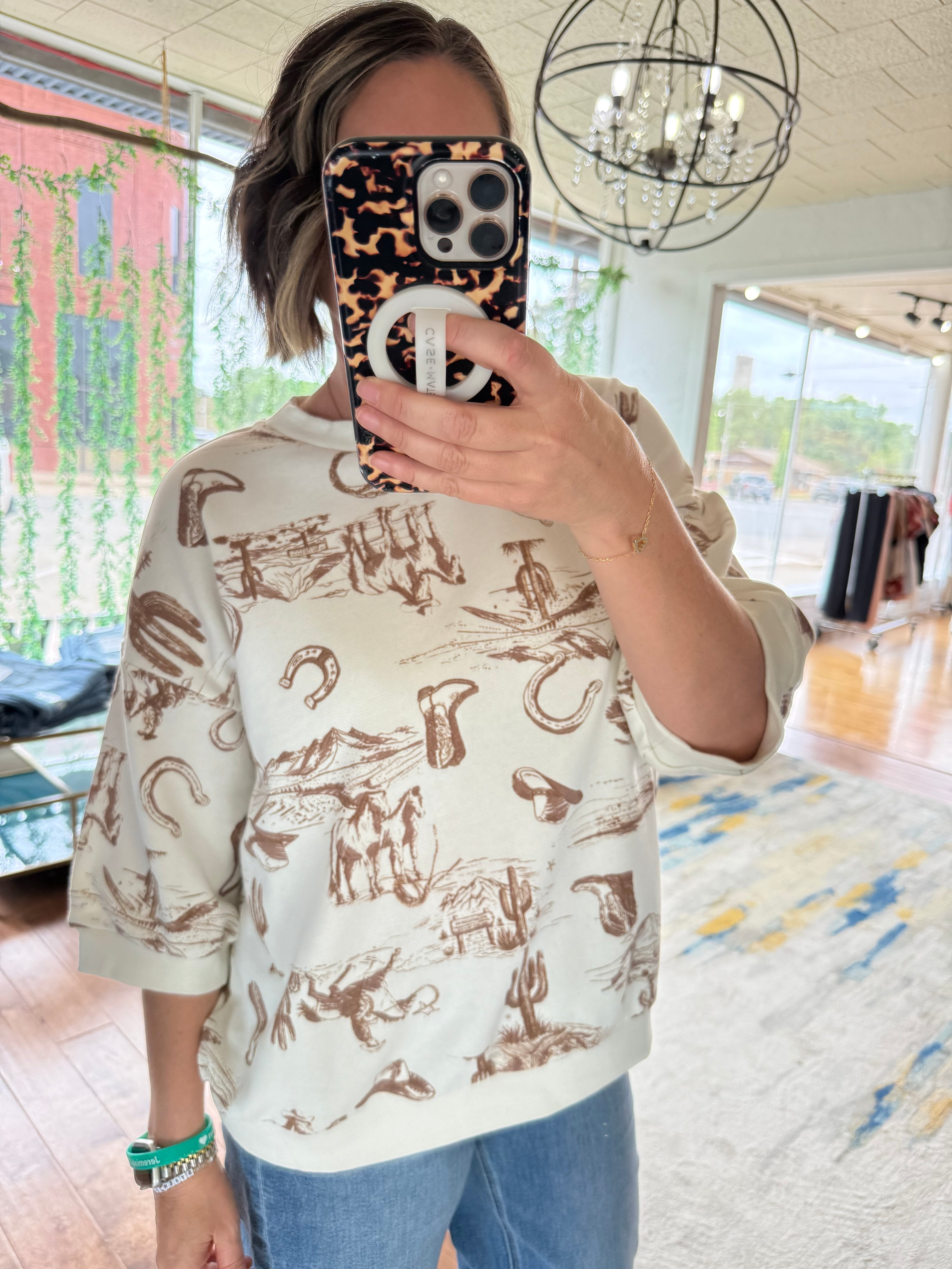 Ranchin' Graphic Sweatshirt