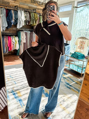 Scarf Tie Cap Sleeve Top
