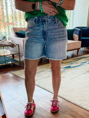 Classy Boyfriend Denim Shorts