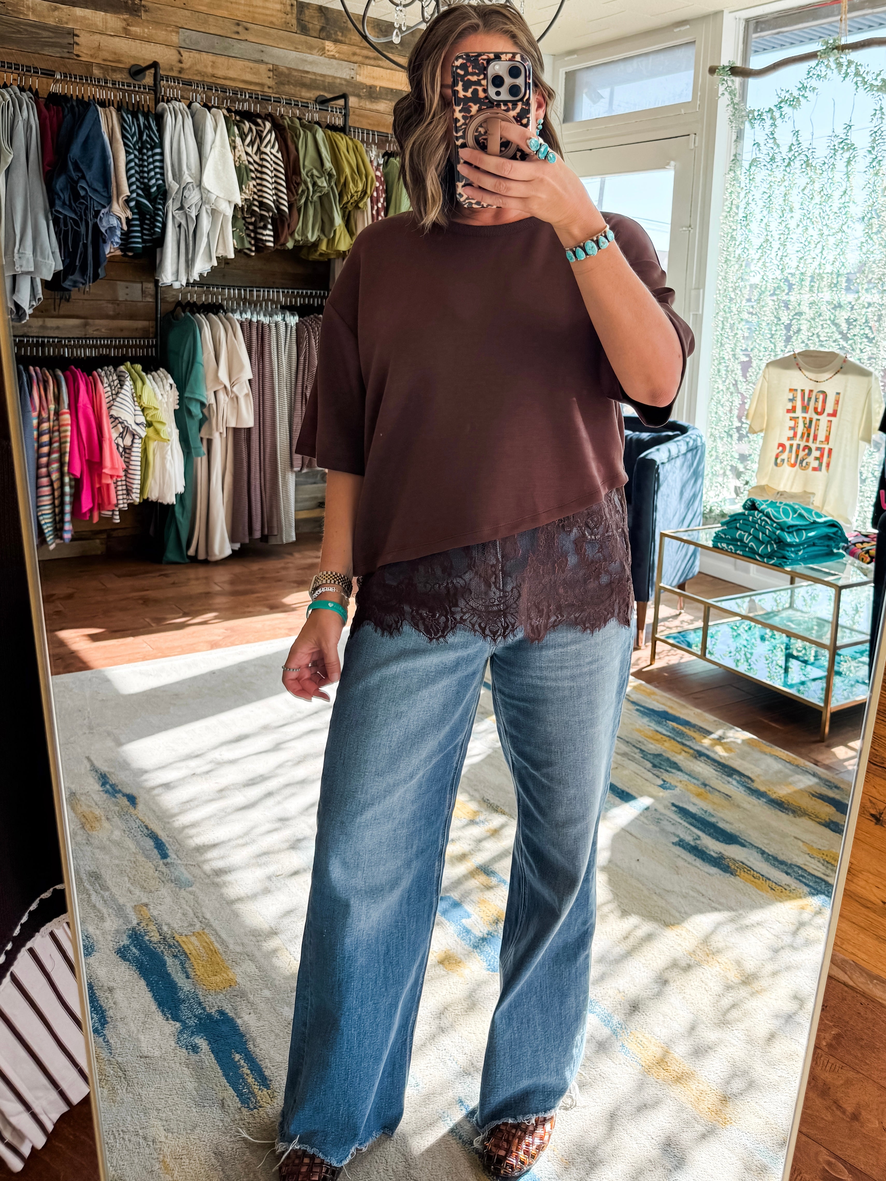 Evelyn Lace Top