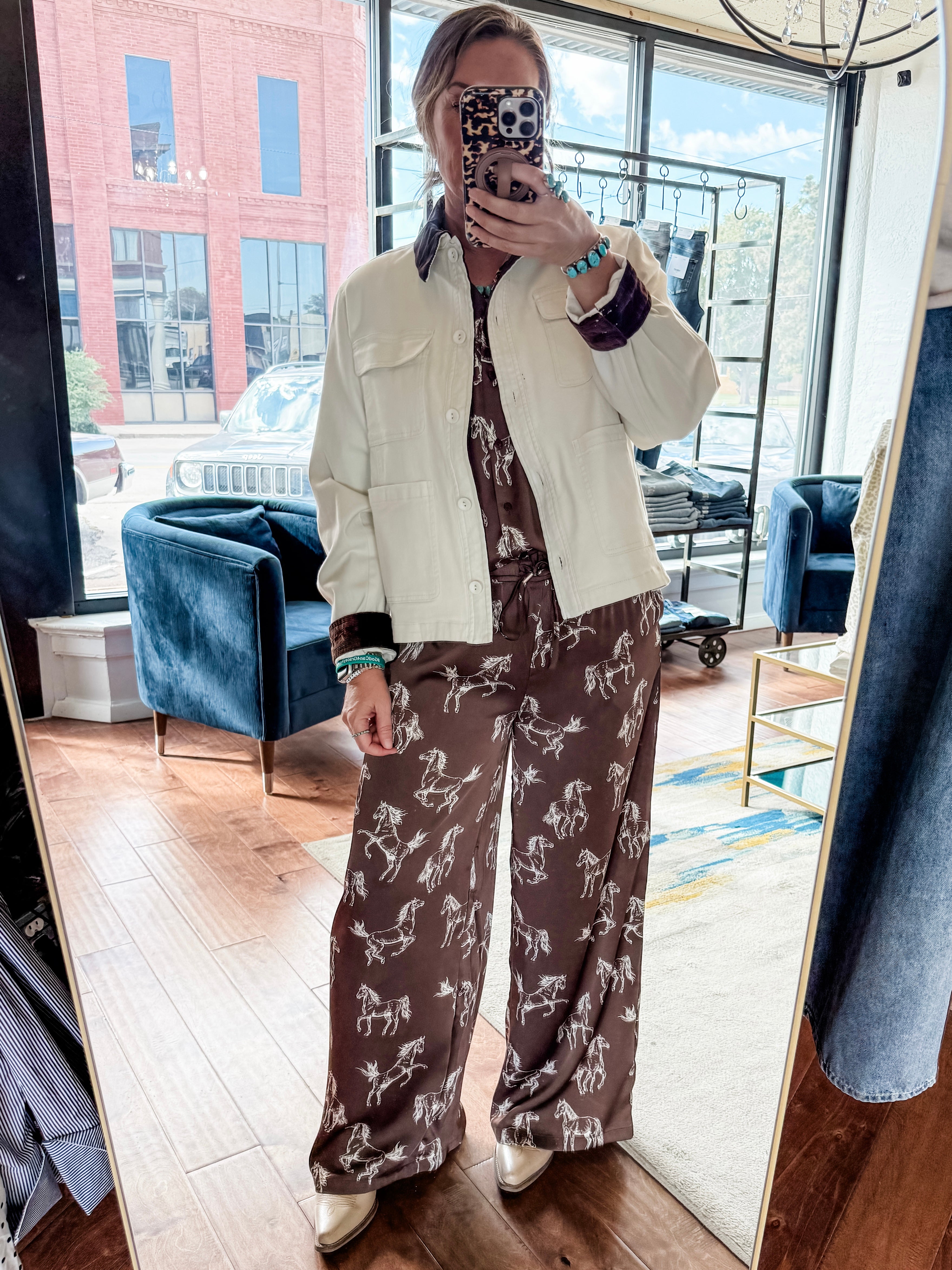 Horse Satin Pants