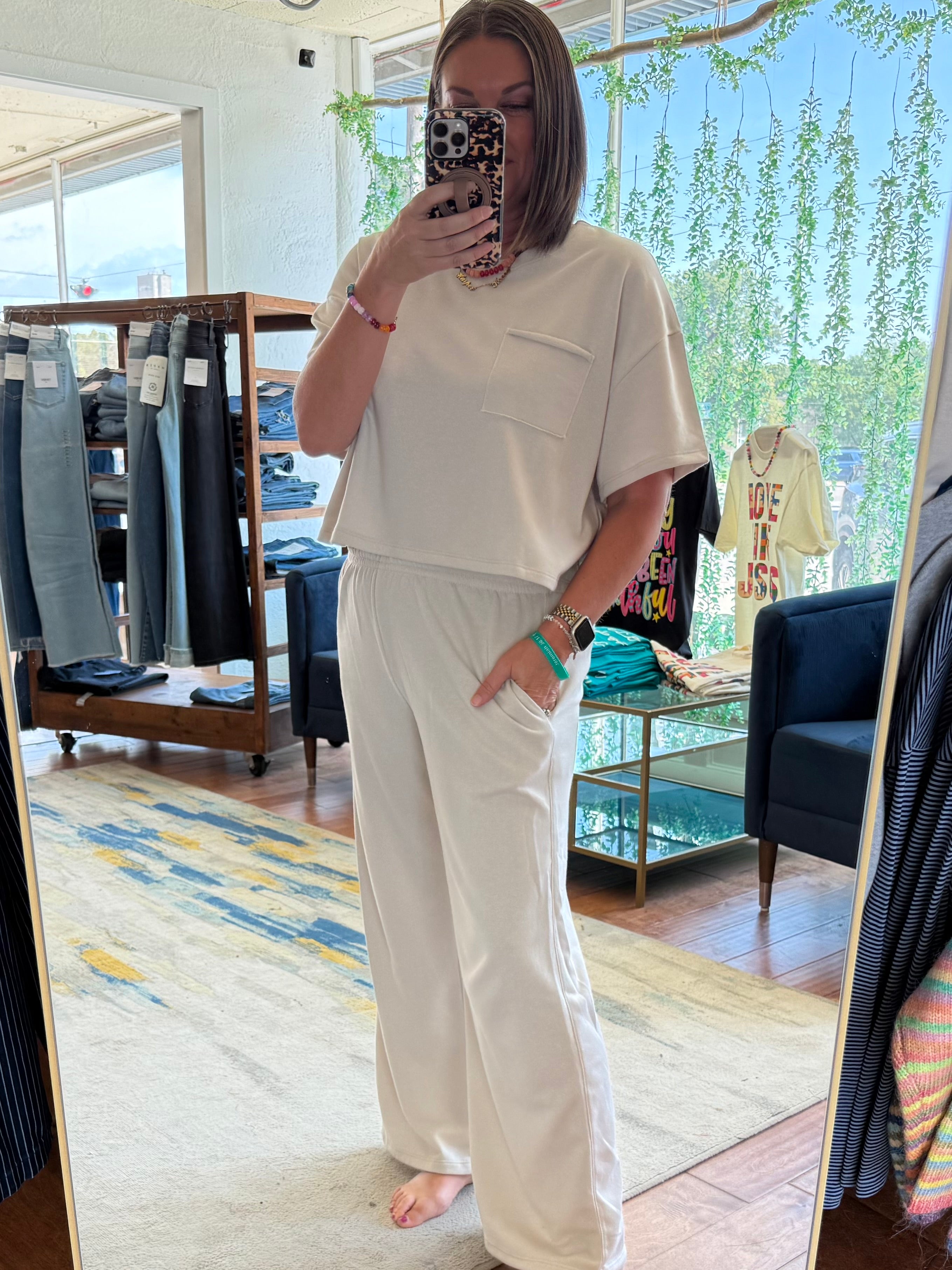 French Terry Pantset