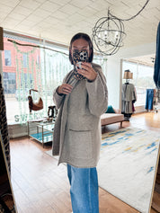 Hooded Cardigan Coat