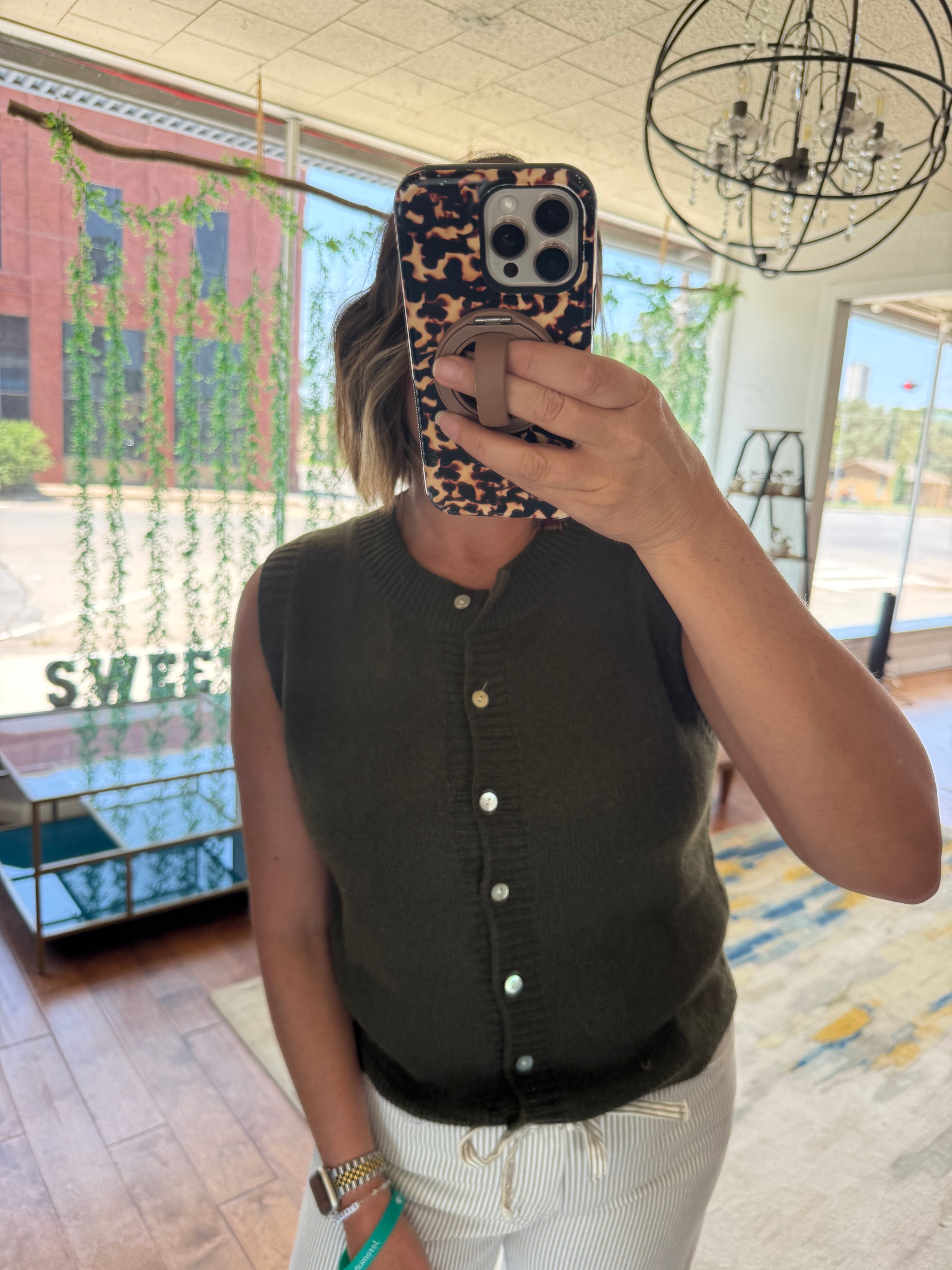 Prep Sleeveless Sweater