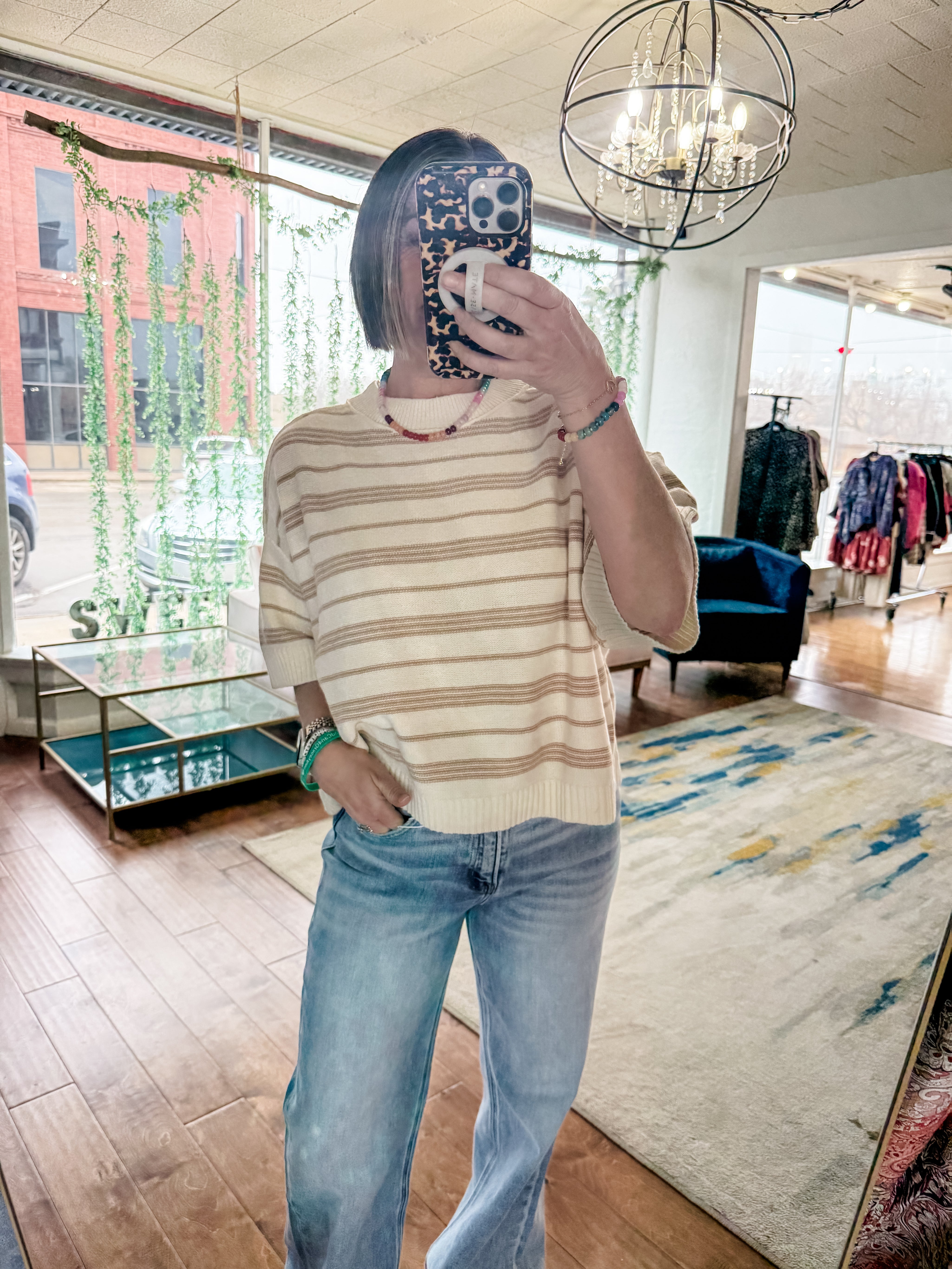 Fresh Striped Everyday Sweater