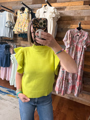 Marlowe Ruffle Sweater