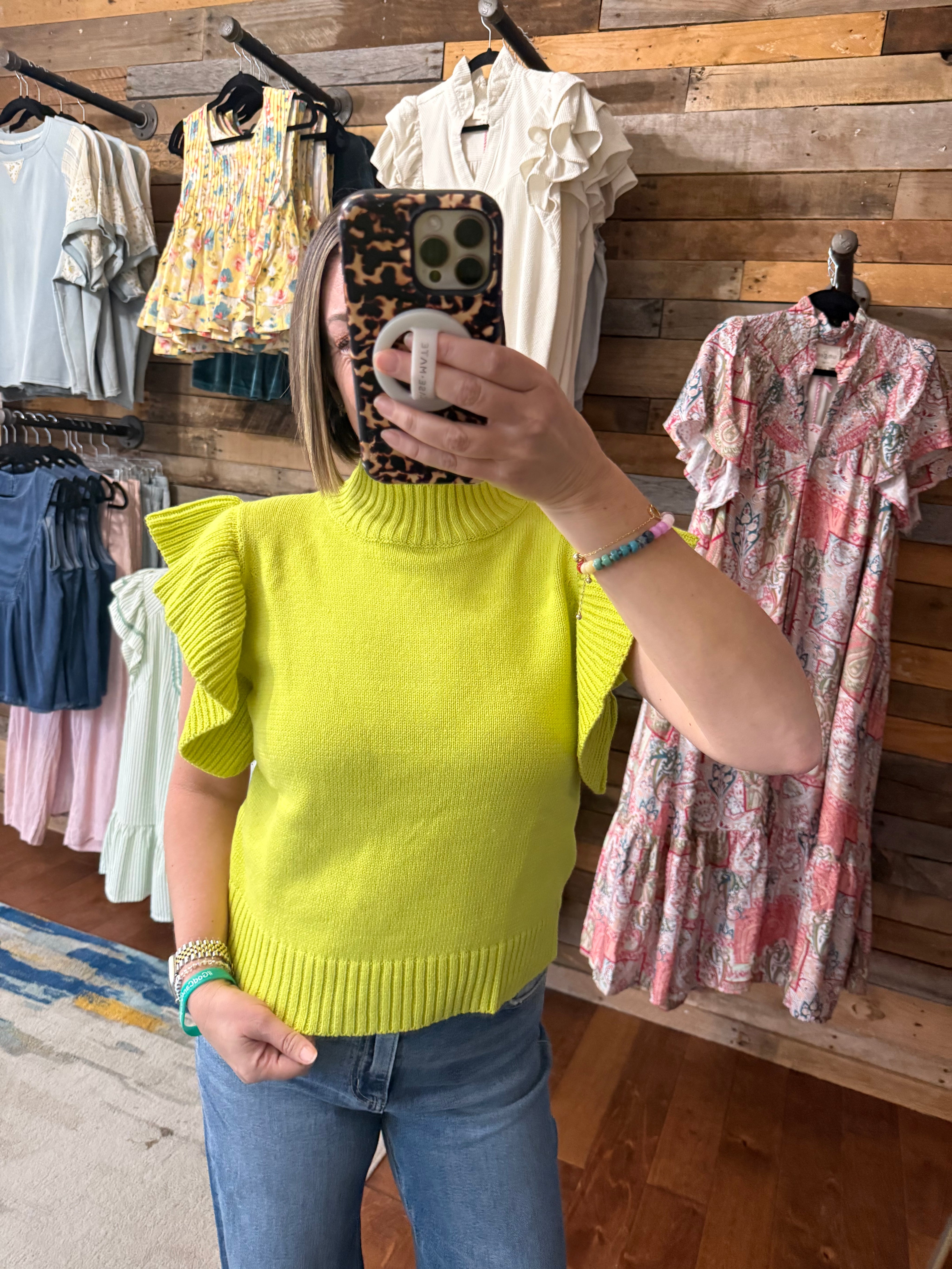 Marlowe Ruffle Sweater