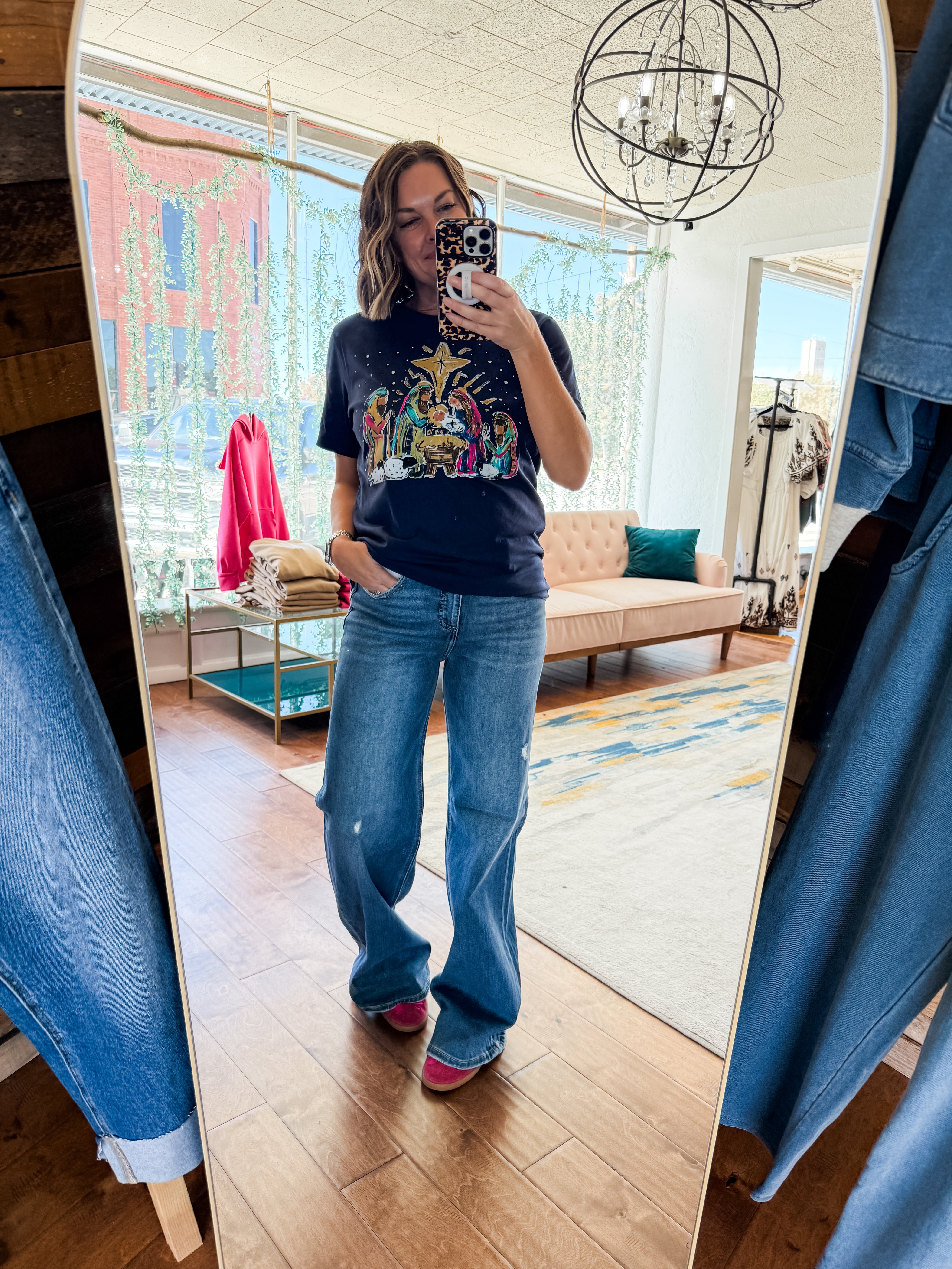 Painted Nativity Tee