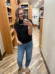 Cable Knit Sleeveless Sweater