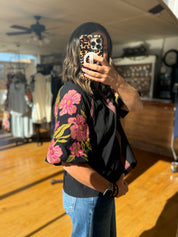 Midnight Bloom Blouse