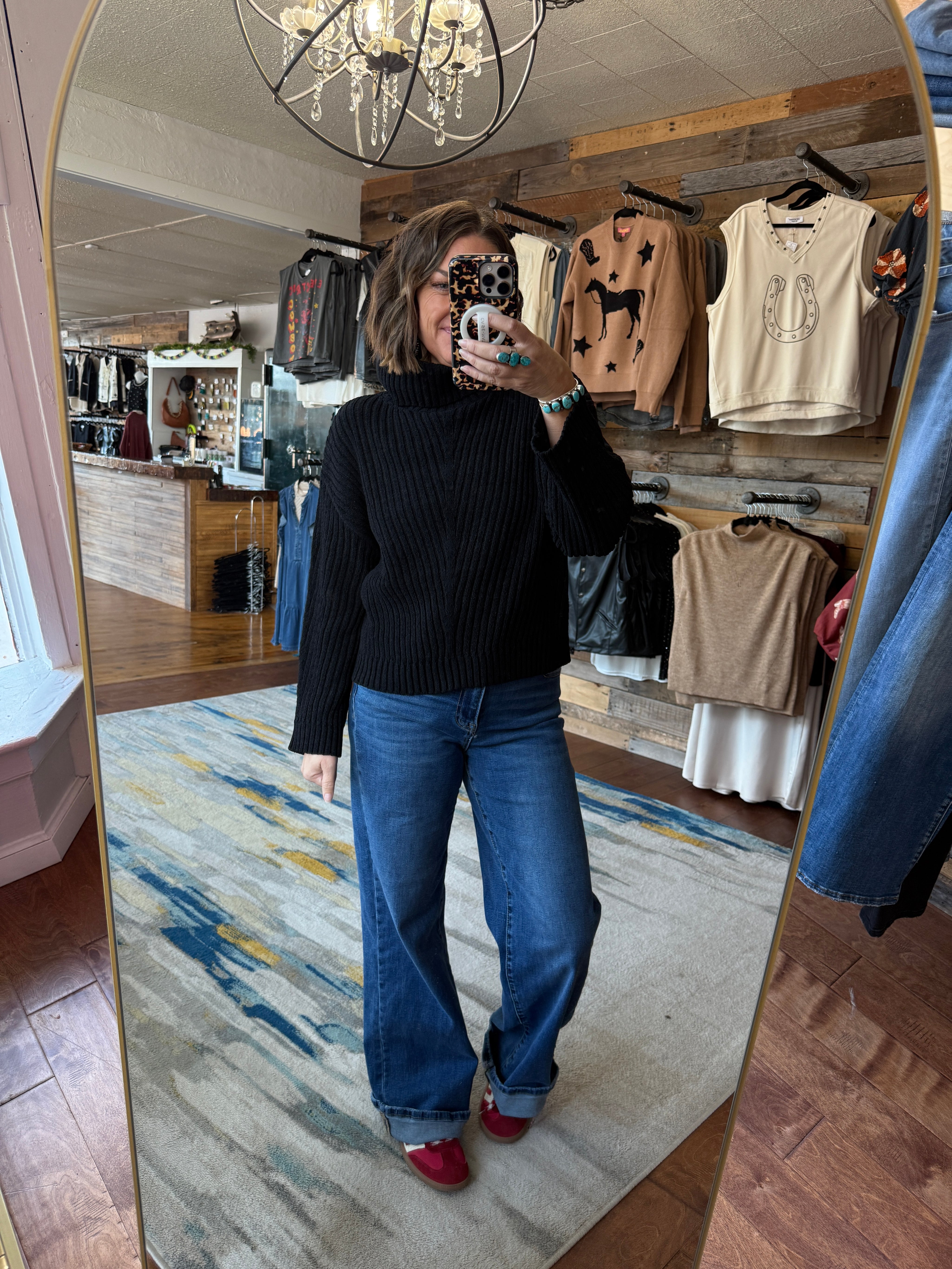 Chunky Turtleneck Sweater