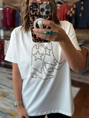 Studded Boots Tee