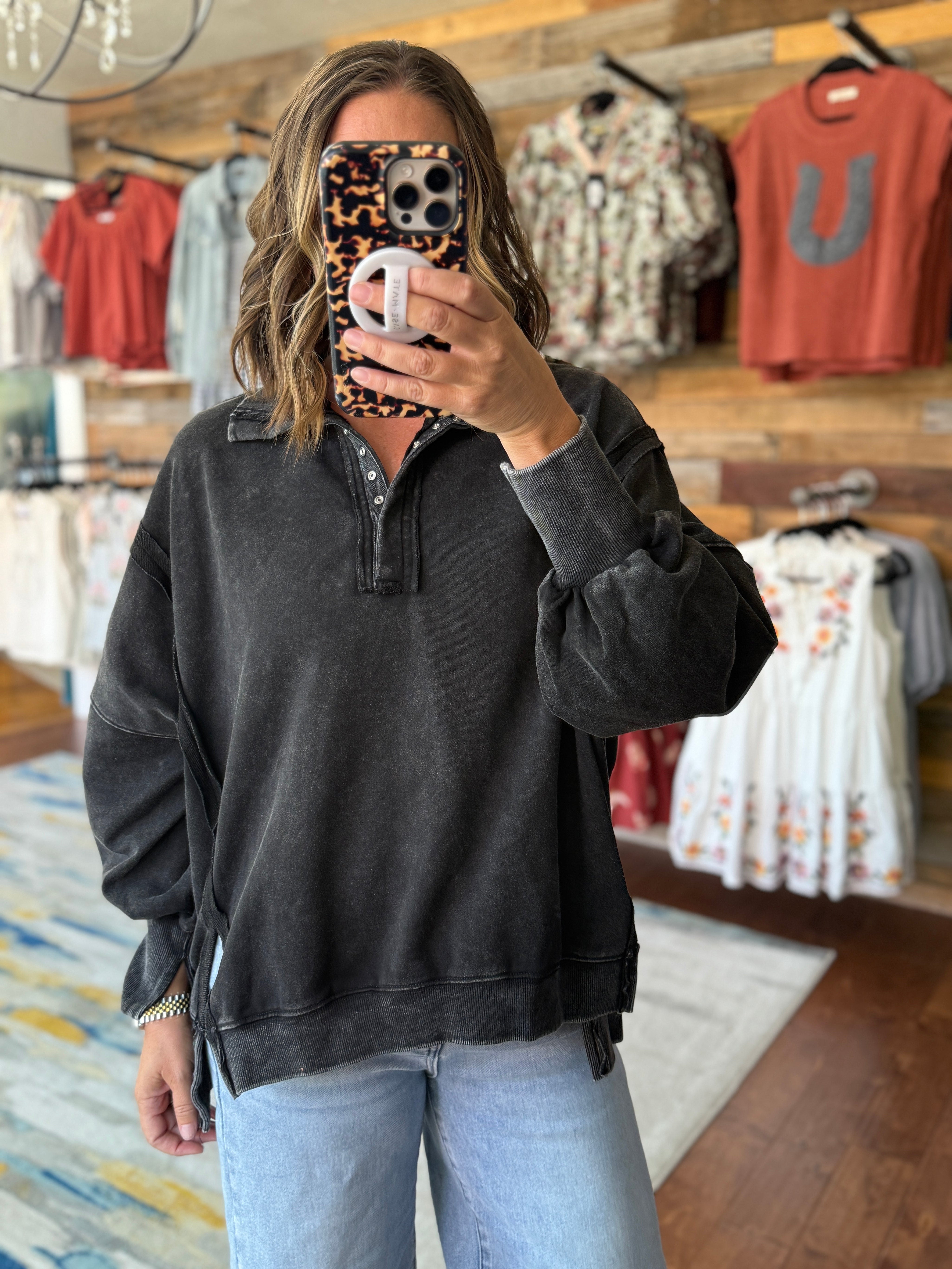 Snow Washed Pullover