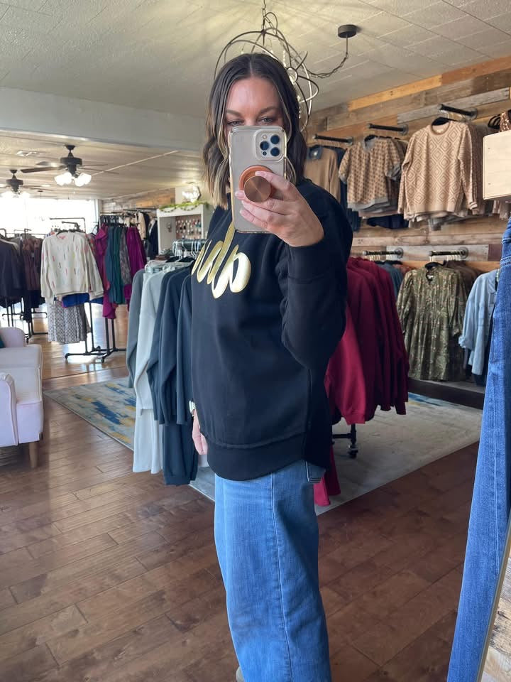 Alva Metallic Sweatshirt