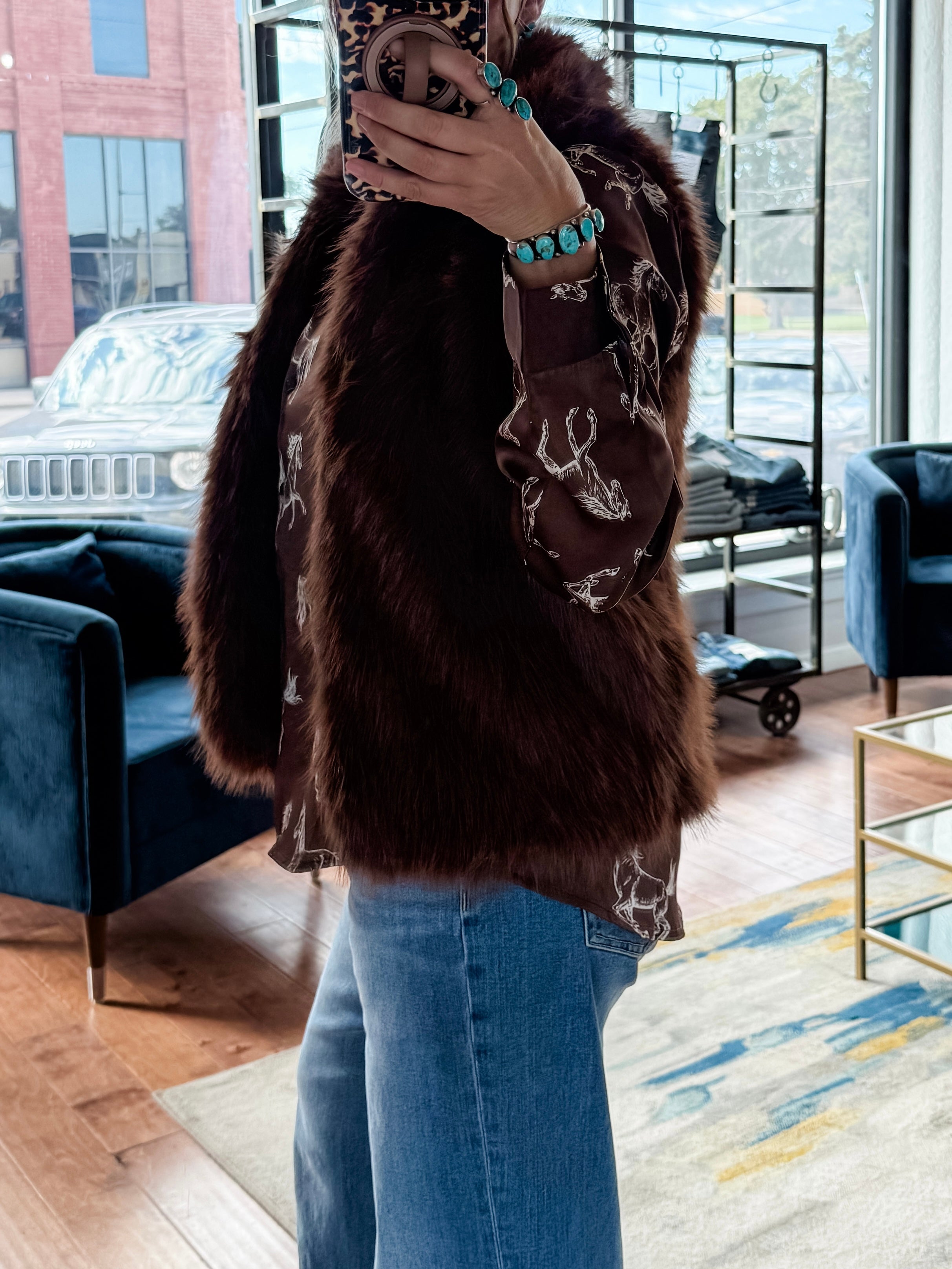 Faux Fur Vest