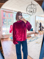 Timeless Velvet  Blouse