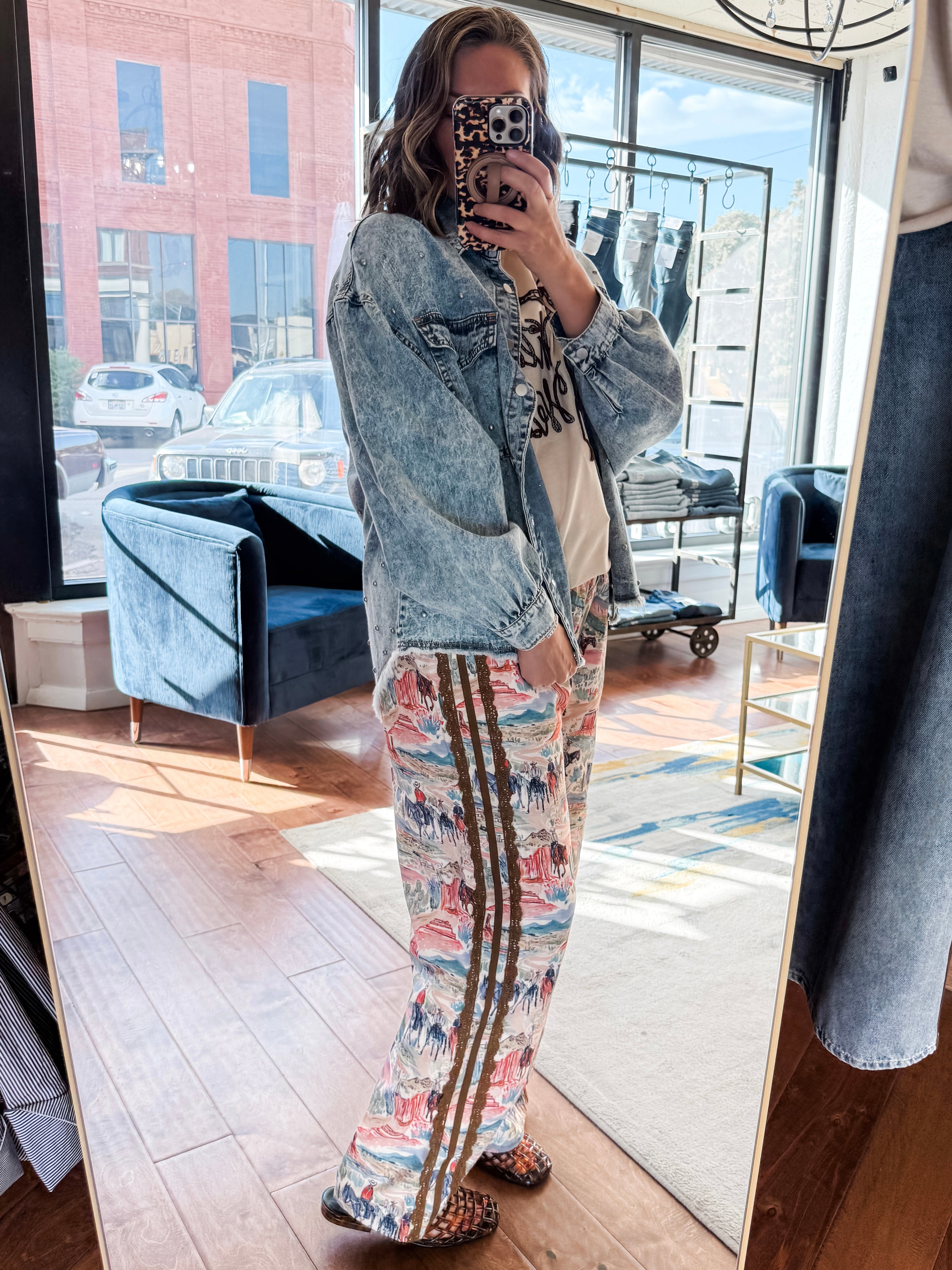 Western Watercolor Pants