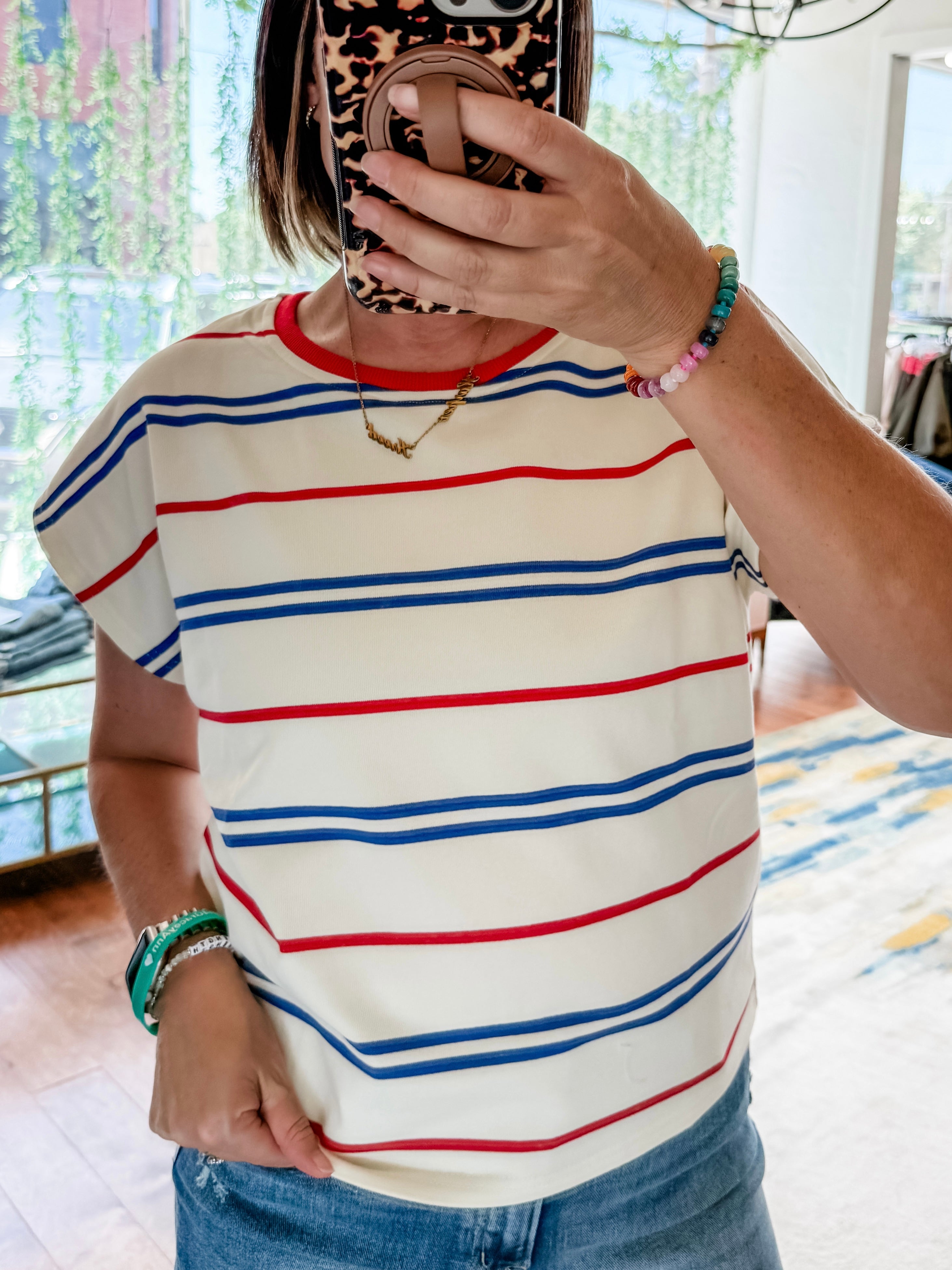 American Stripe Top