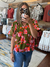 Autumn Orchid Blouse