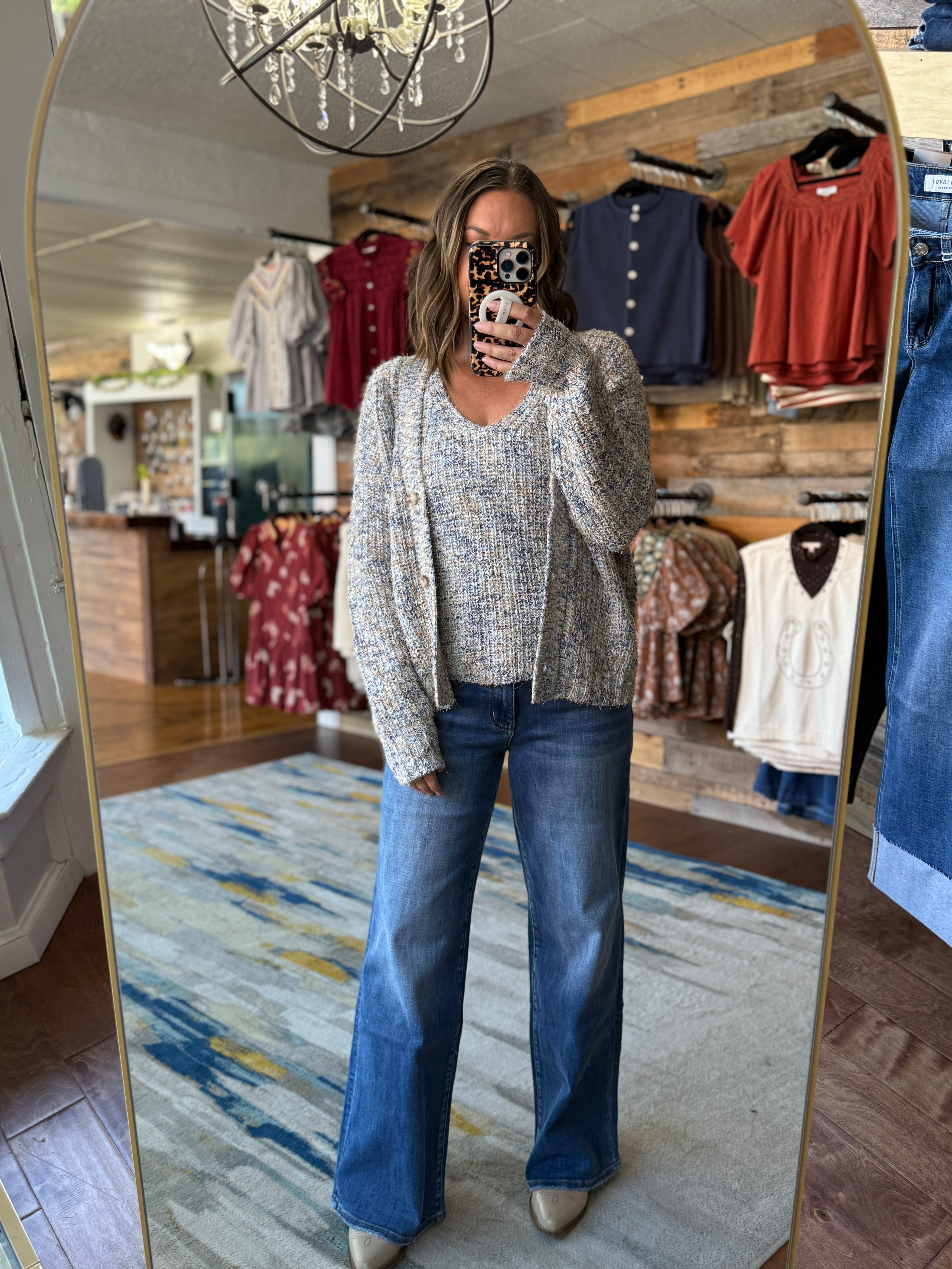 Paloma Blue Confetti Cardigan