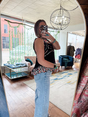 Midnight Garden Button Tank