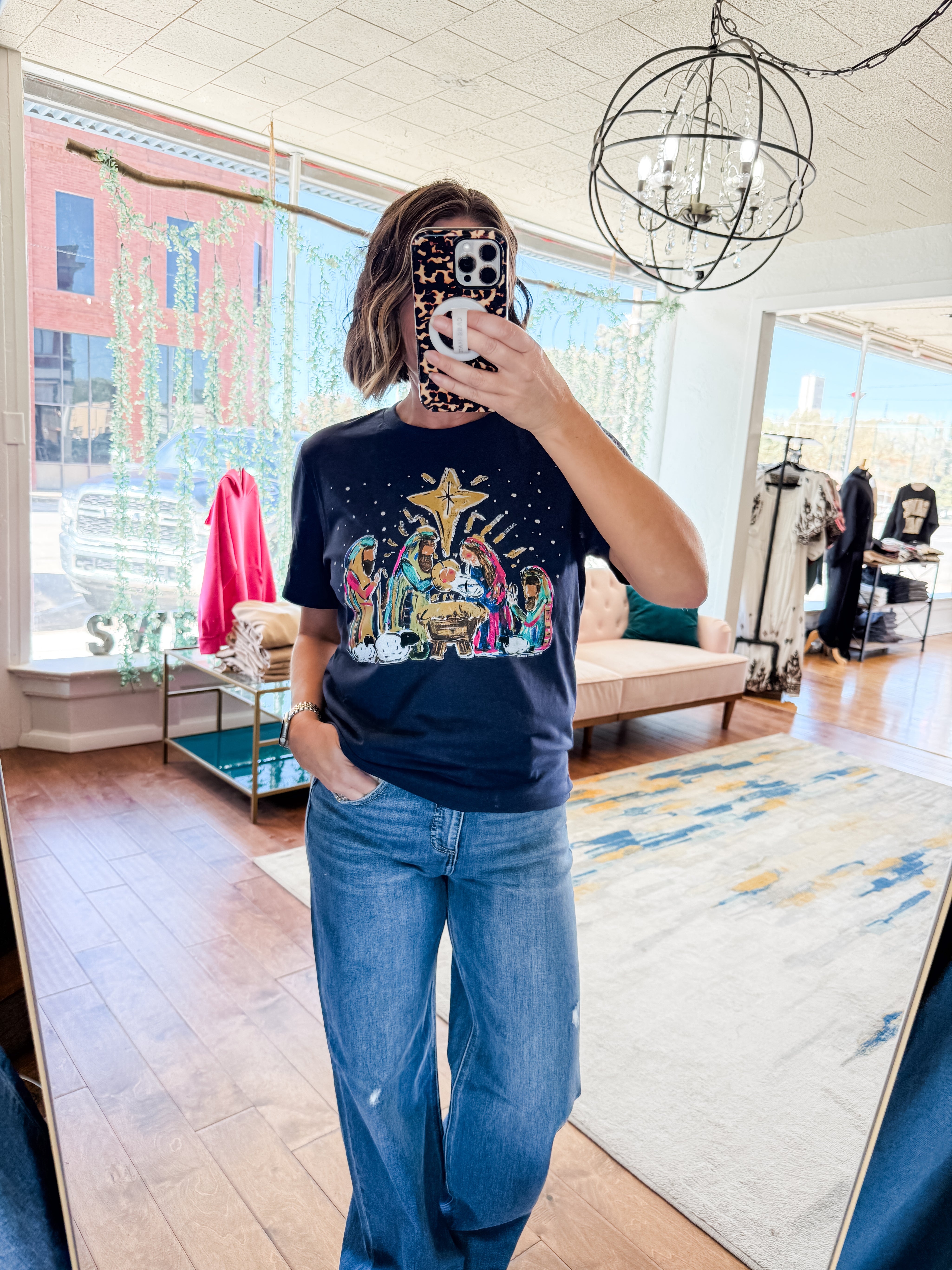 Painted Nativity Tee