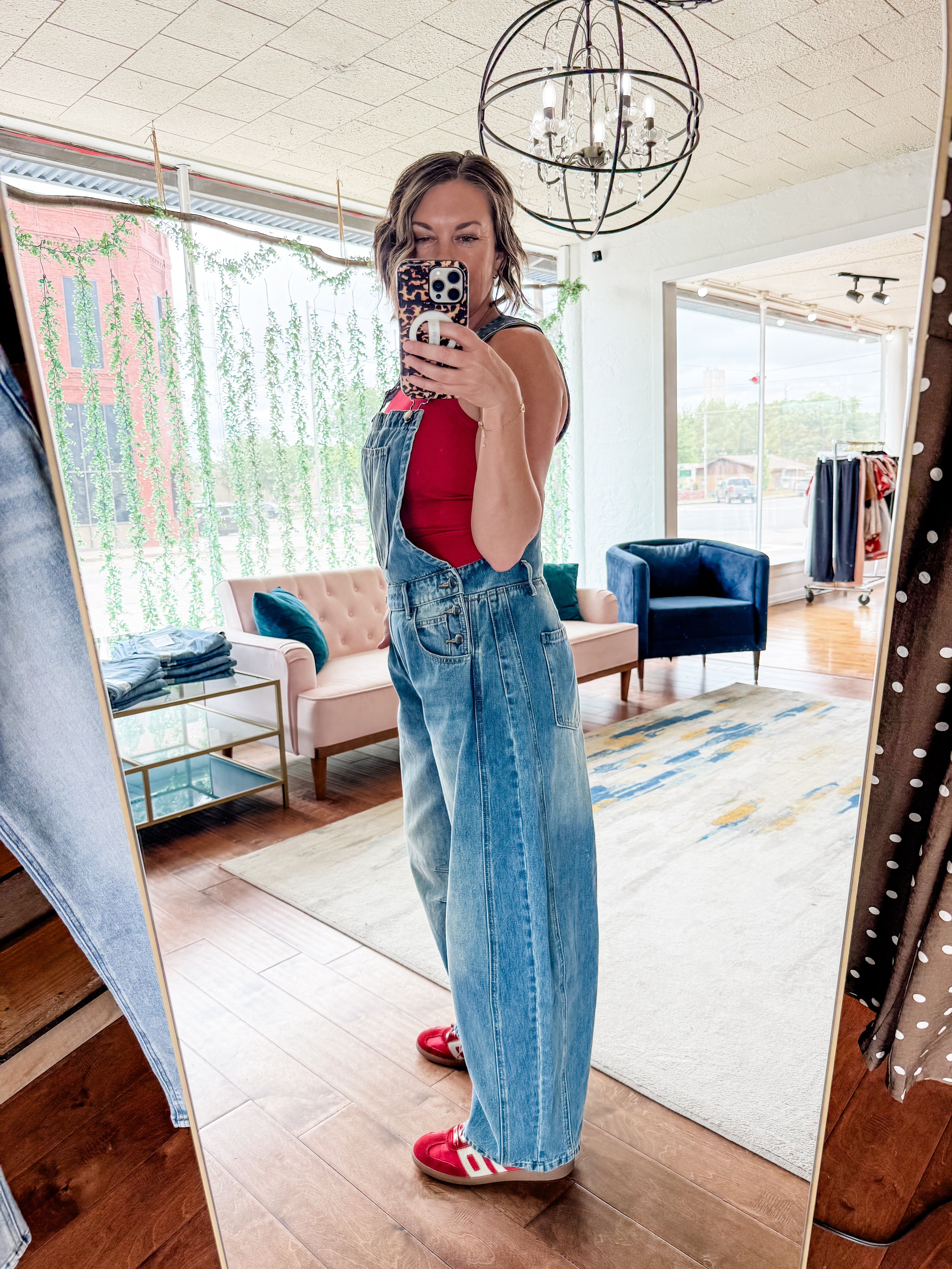 Barrel Jean Overalls