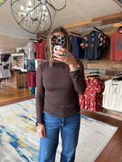 Embellished Mesh Top