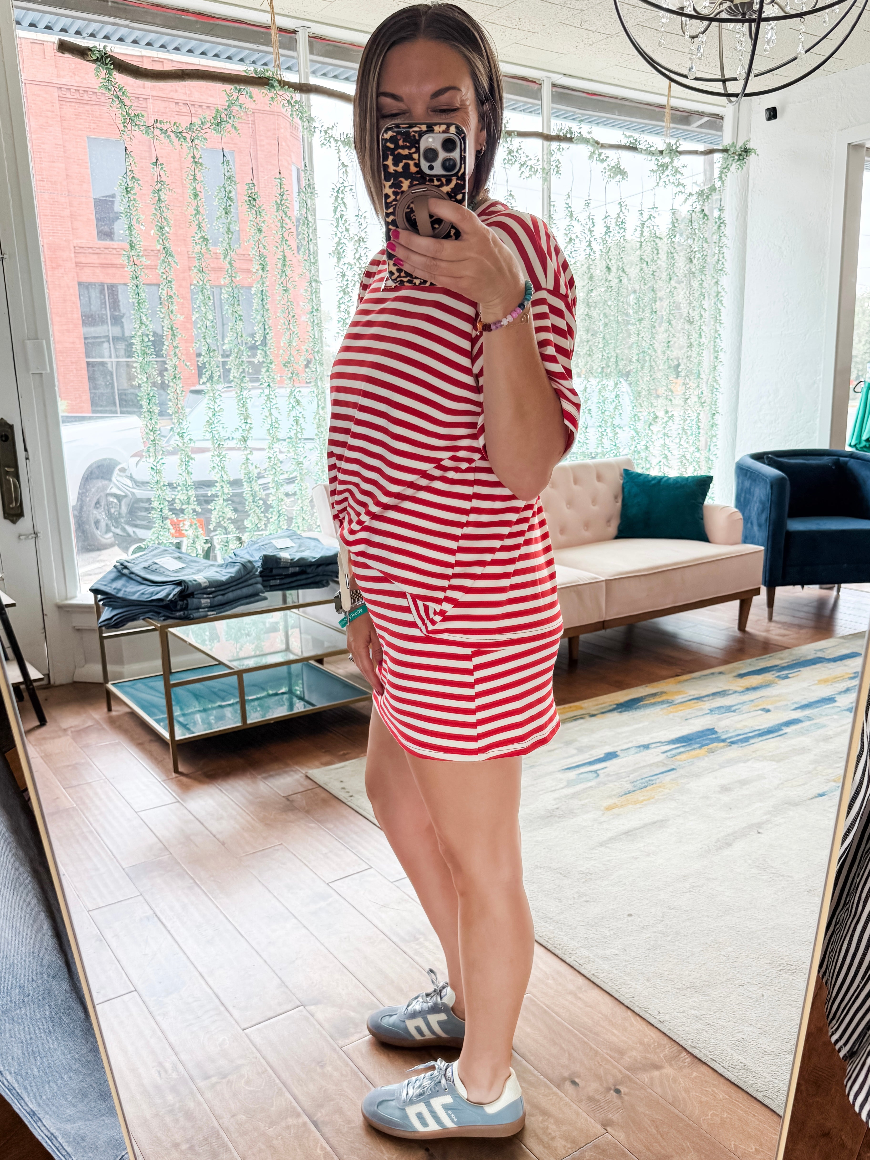 Picnic Striped Skort