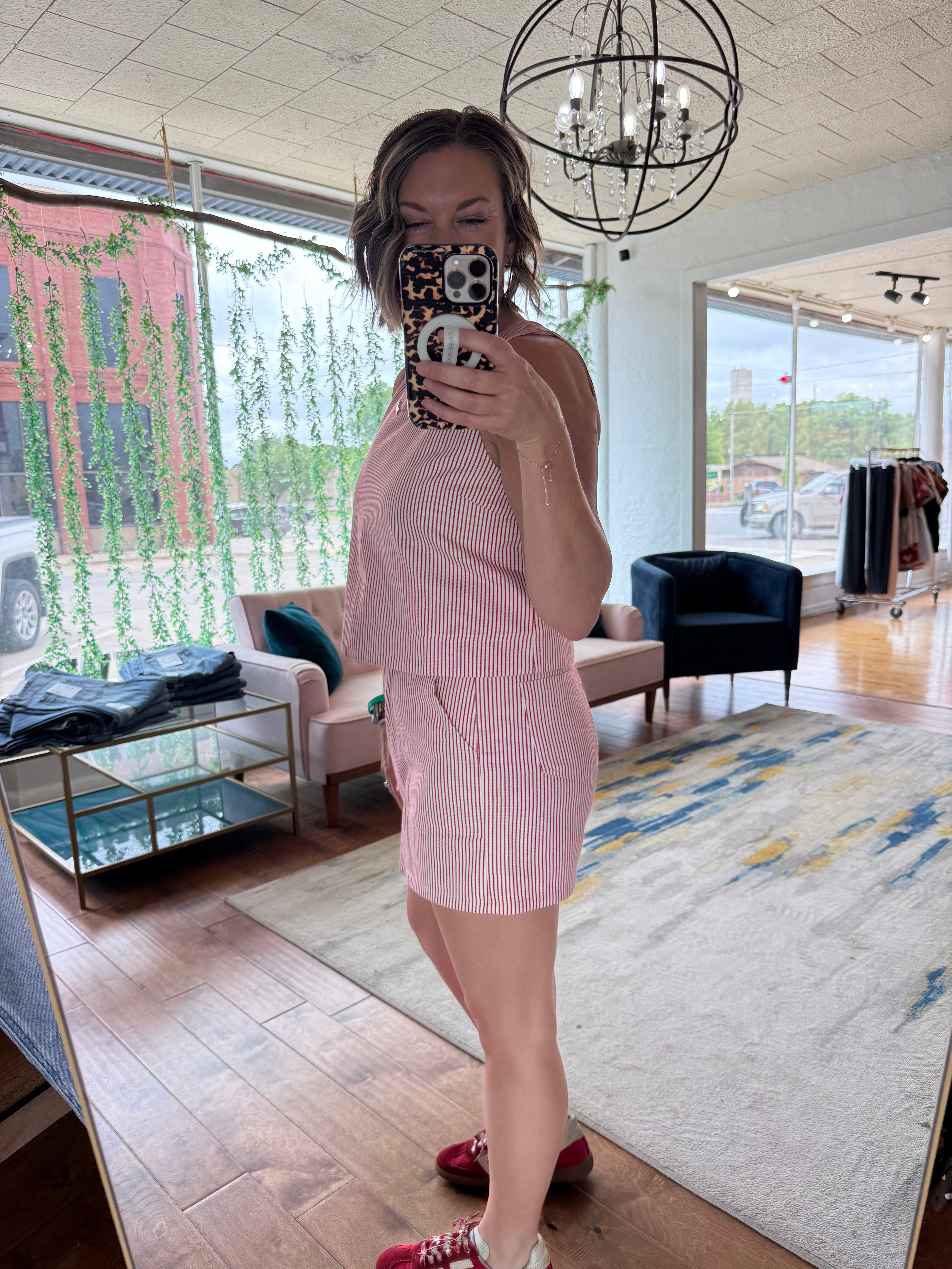 Nantucket Stripe Skort