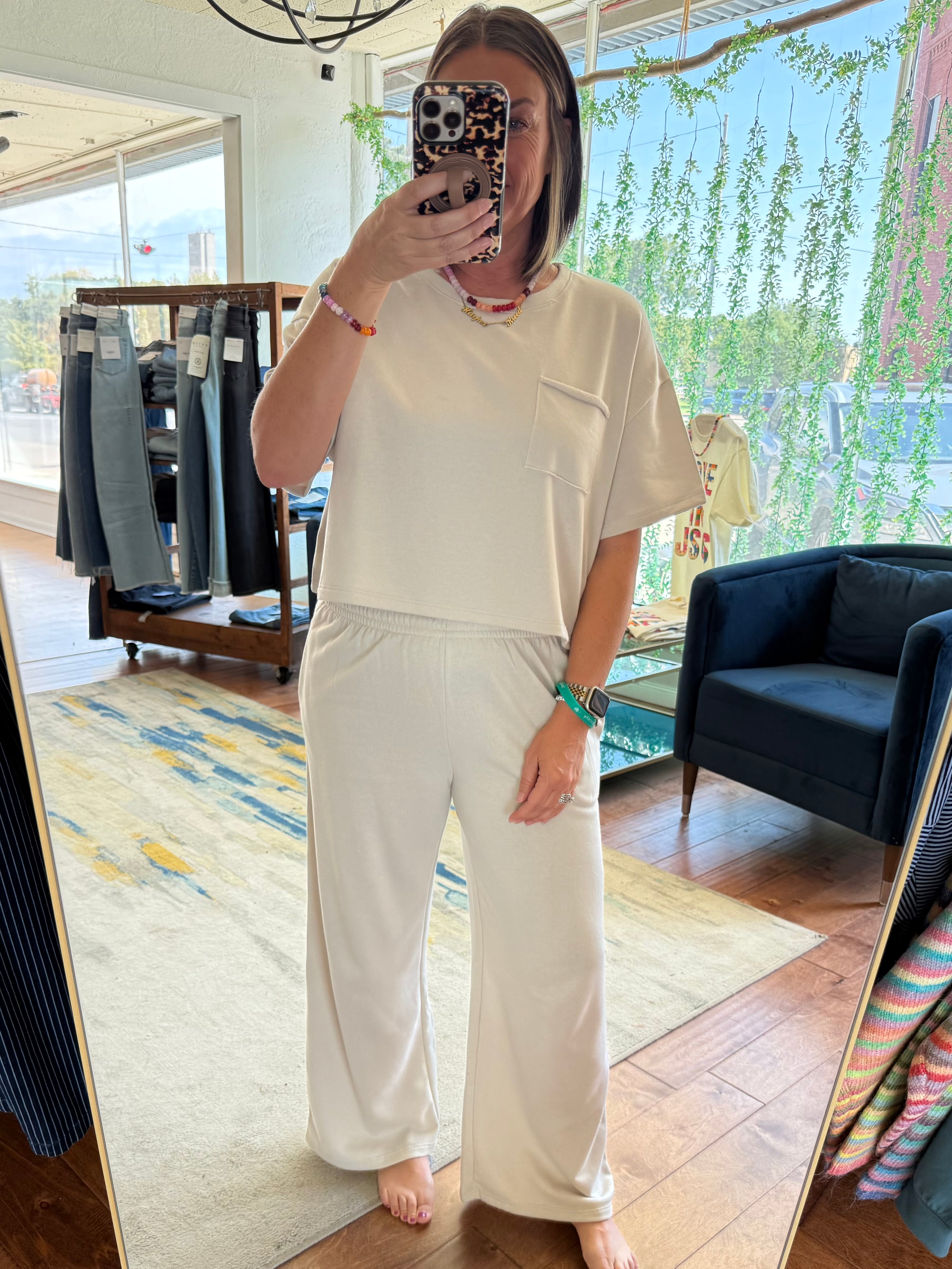 French Terry Pantset