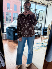 Horse Satin Blouse
