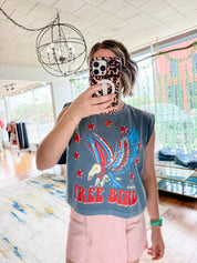 Free Bird Muscle Tee
