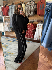 Piping Athleisure Pant Set