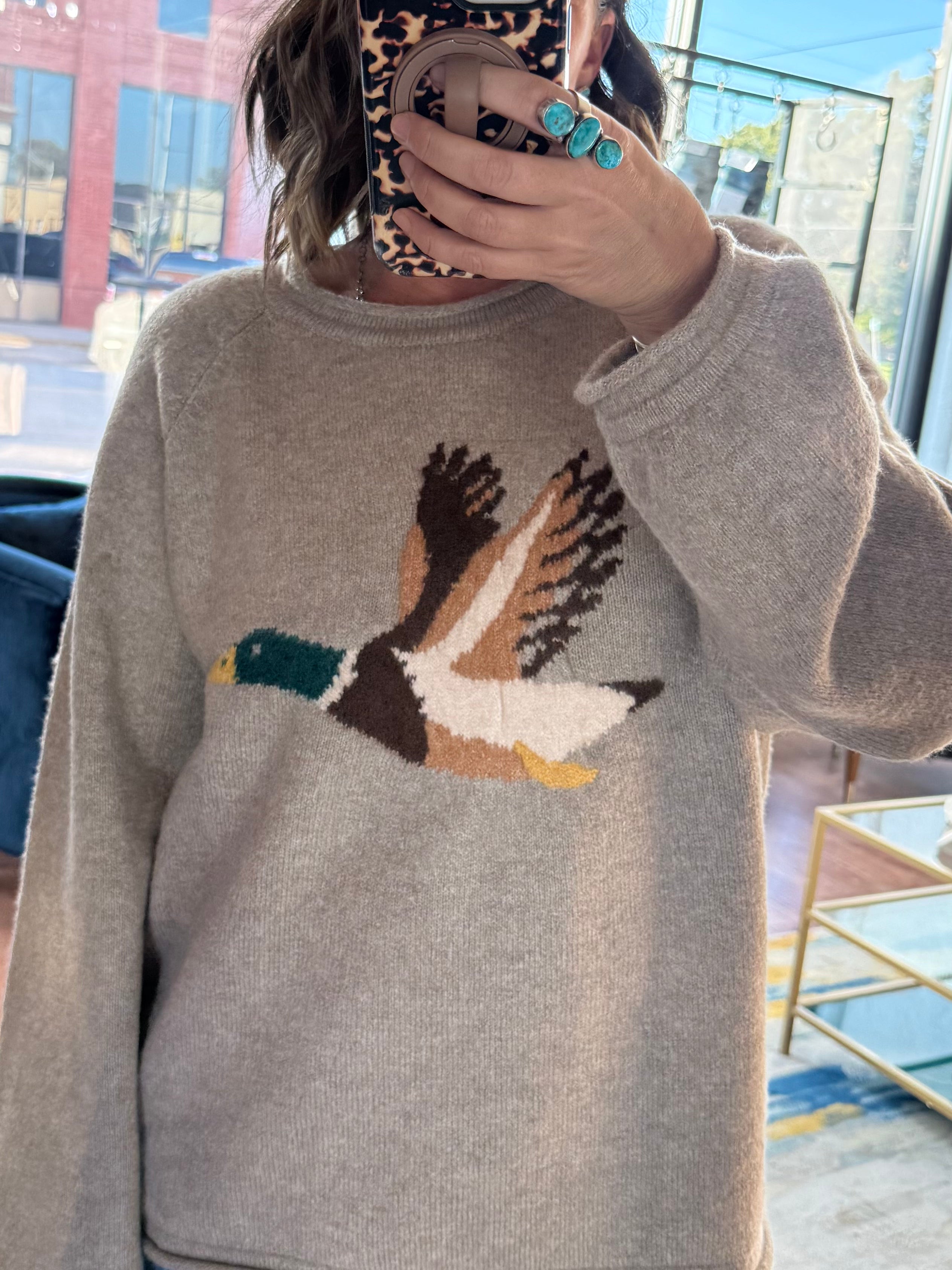 Mocha Mallard Sweater