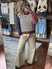Colorblock Stripe Sweater