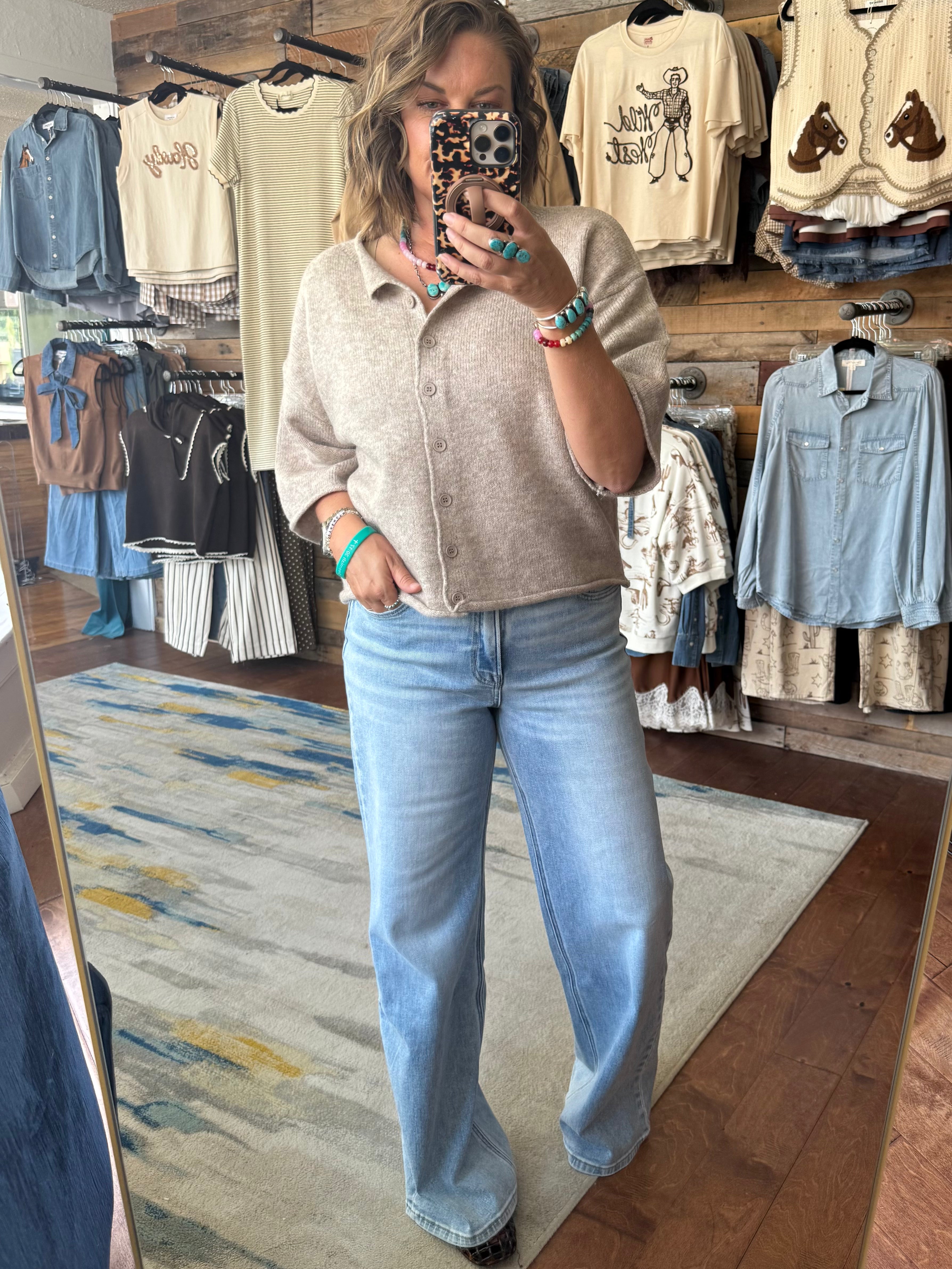 Kelsey Quarter Sleeve Cardigan