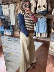 Colorblock Stripe Sweater