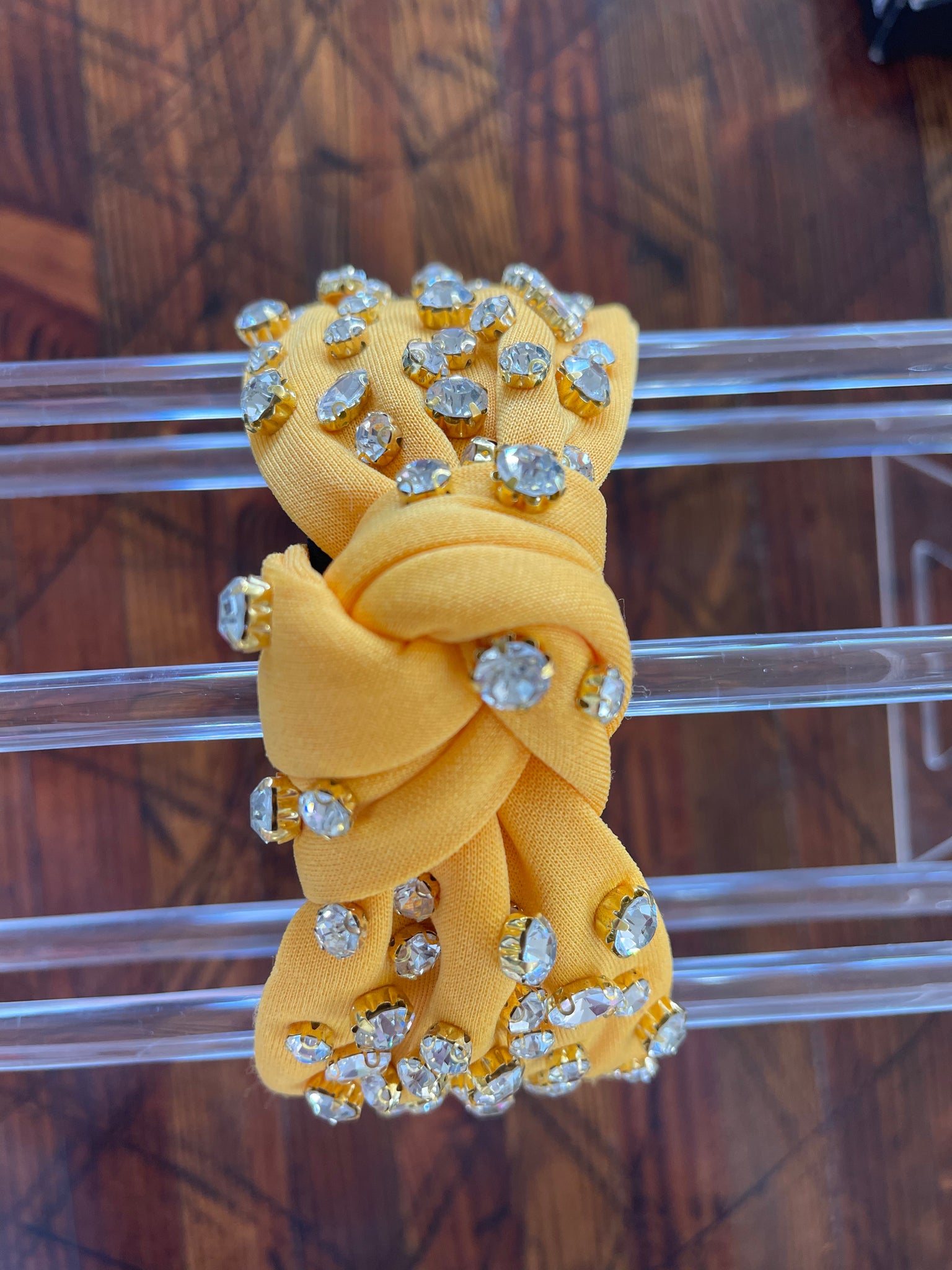 Luxury Crystal Knotted Headband