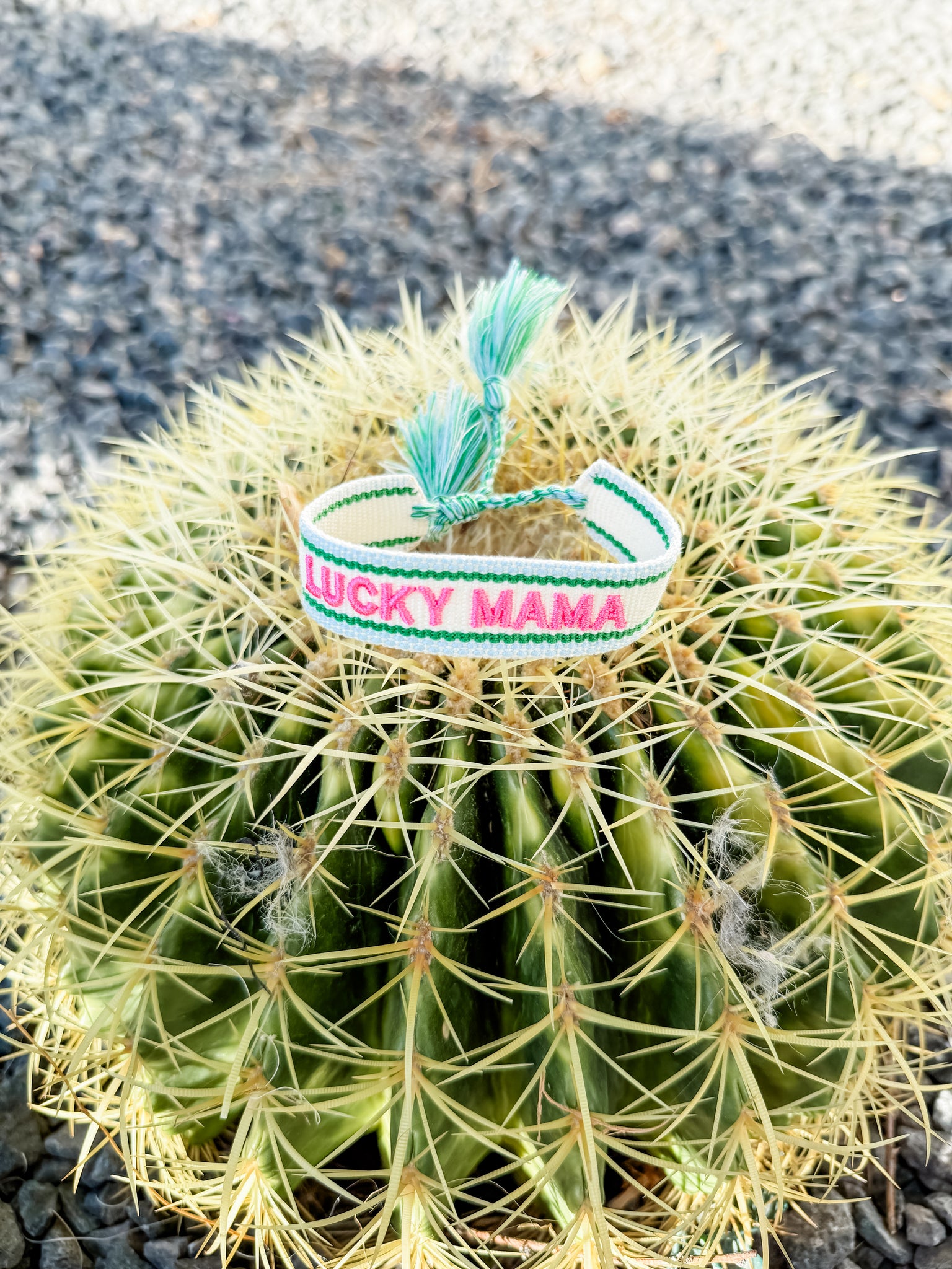 Lucky Mama Embroidered Bracelet